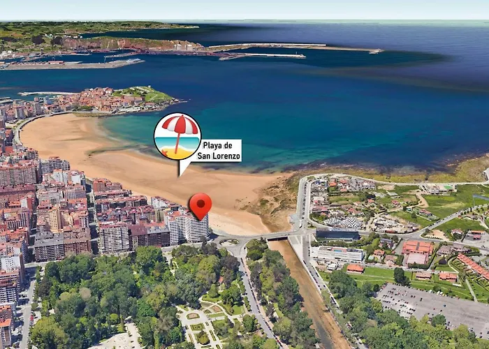 El Muro 22 - Piso En 1ª Linea De Playa 6pax - Vut-7360-as Apartament Gijón